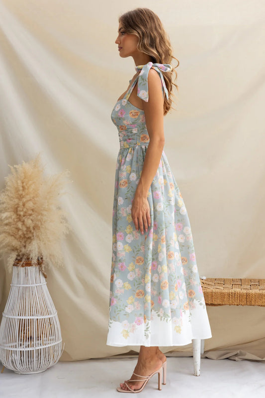 The Celestia Bow-Strap Dress