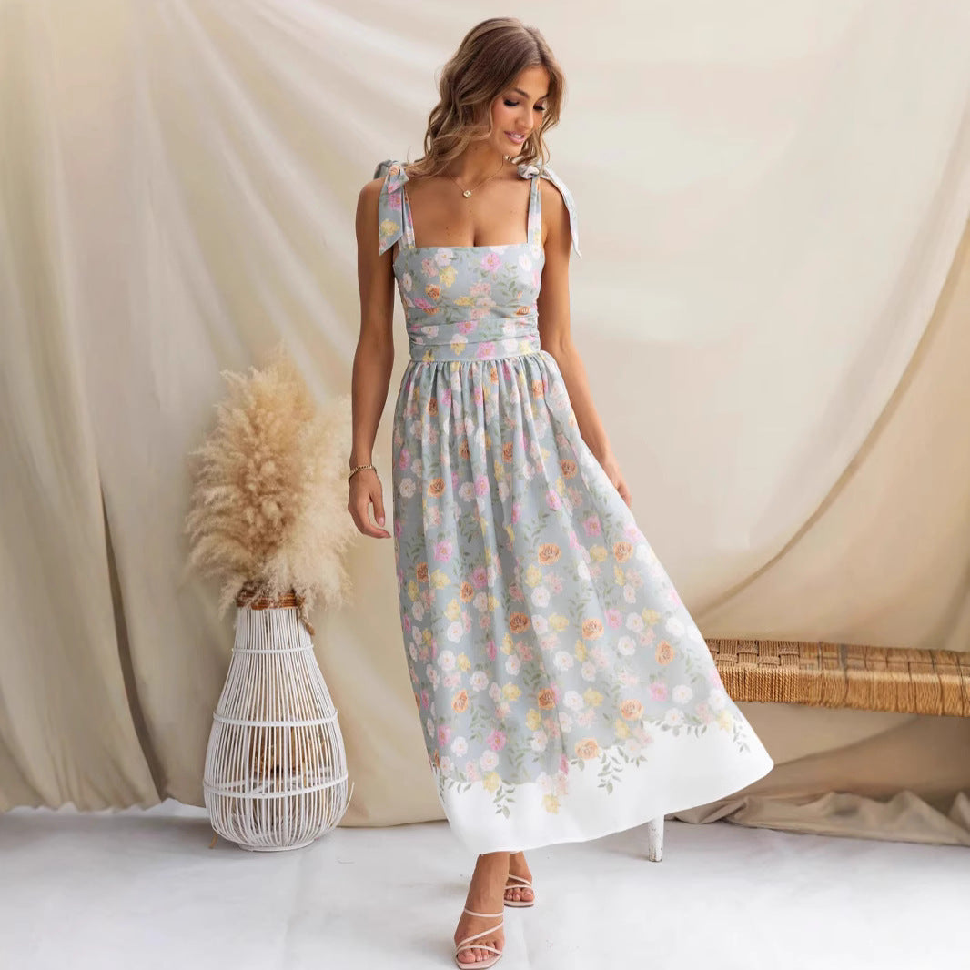 The Celestia Bow-Strap Dress