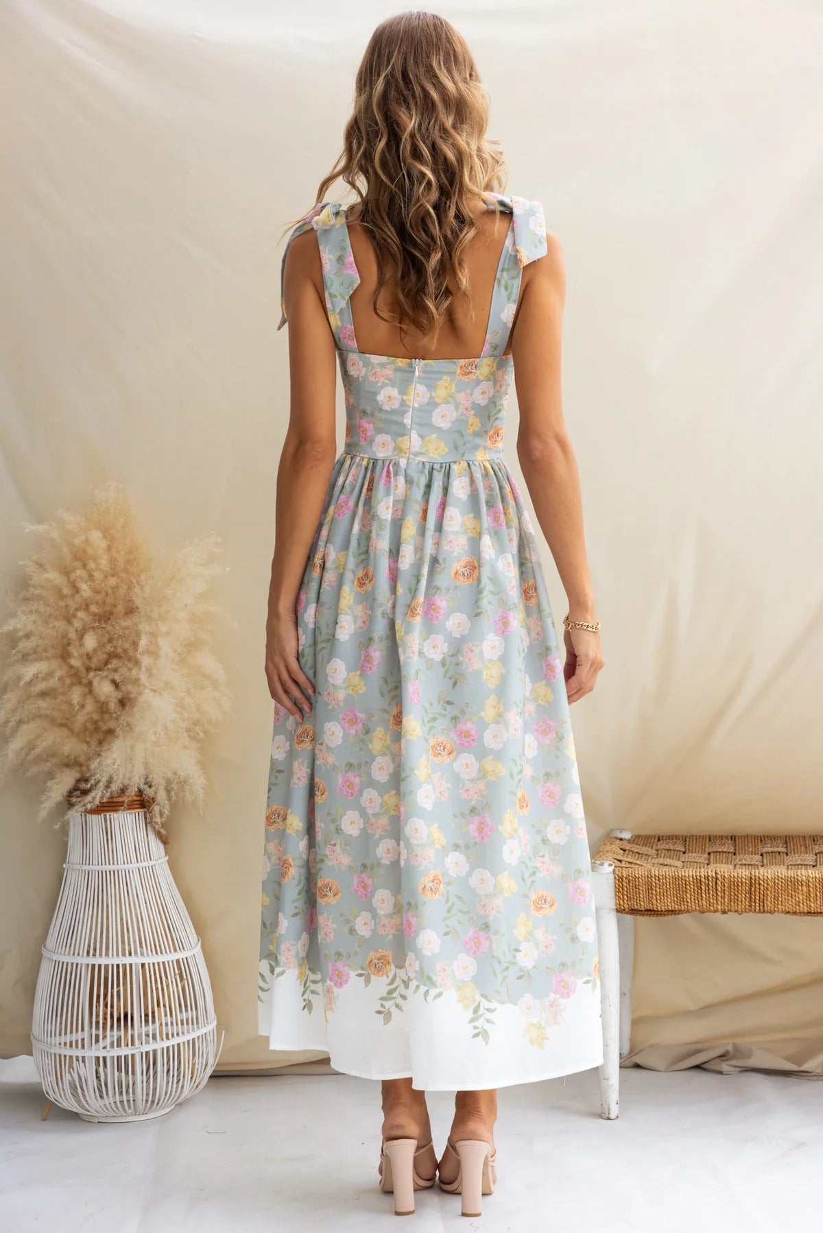 The Celestia Bow-Strap Dress